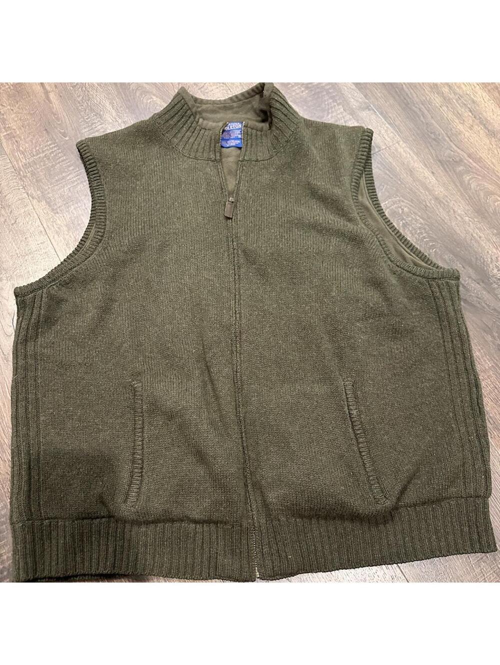 Pendleton Men's Khaki and Green Gilet